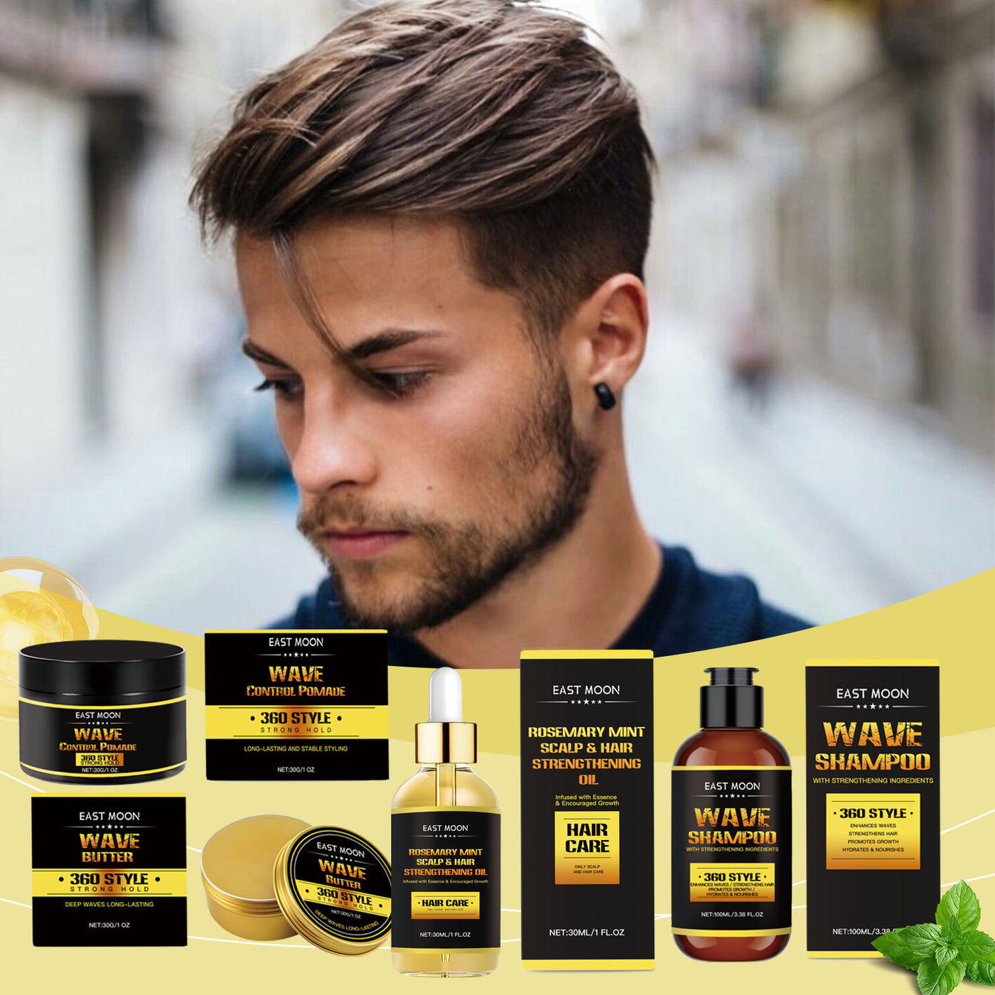 Men's Hair Shaping Wave Oil