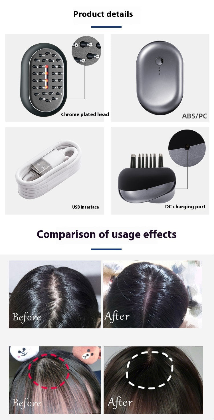 Red Light Vibration Scalp Hair Care