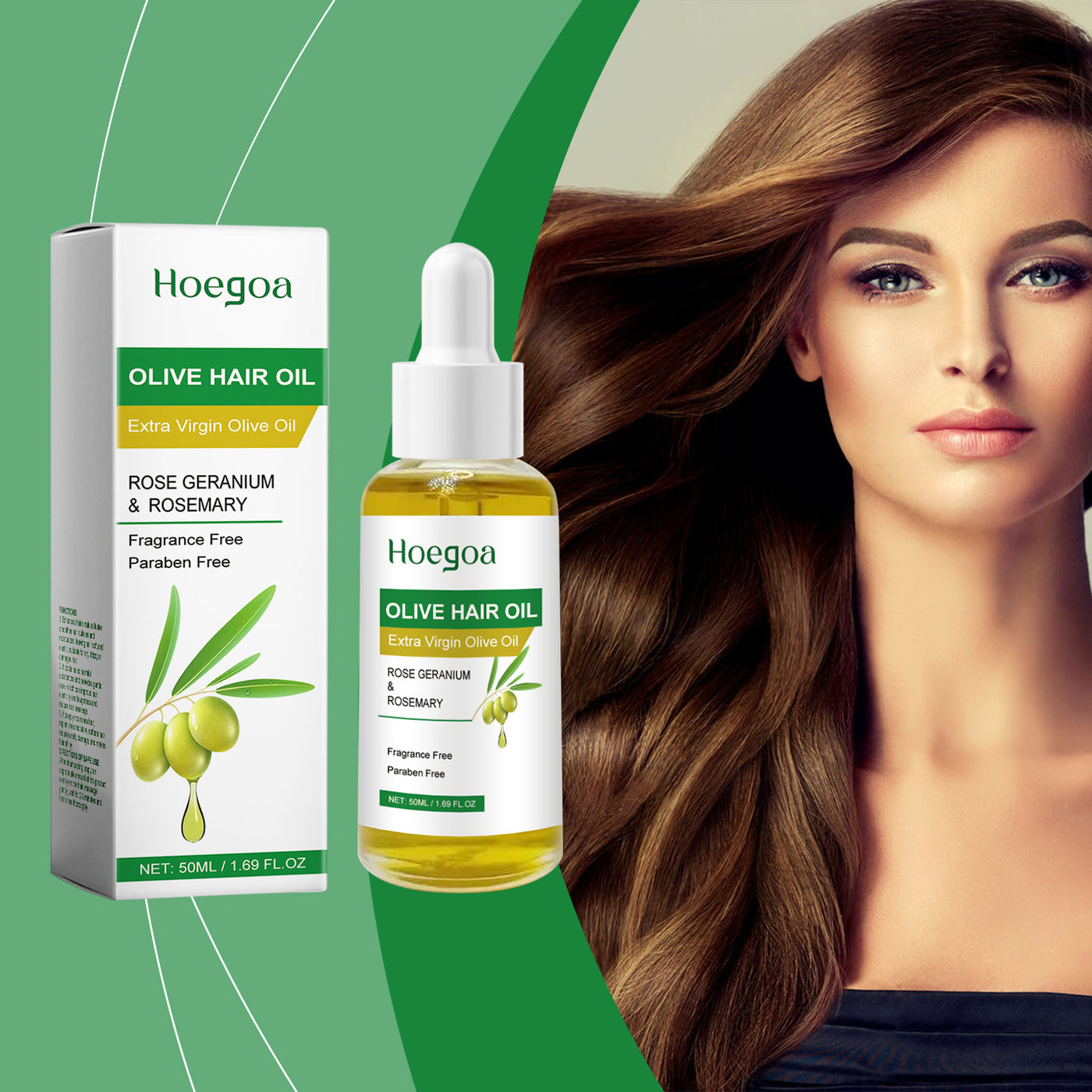 Moisturizing And Nourishing Care And Shiny Hair