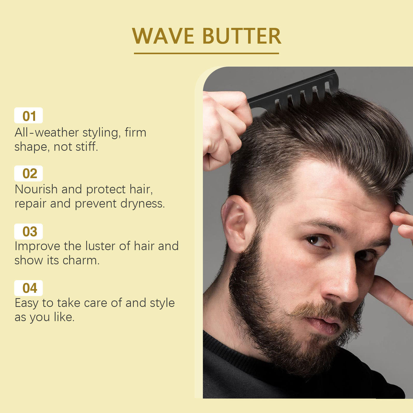 Men's Hair Shaping Wave Oil