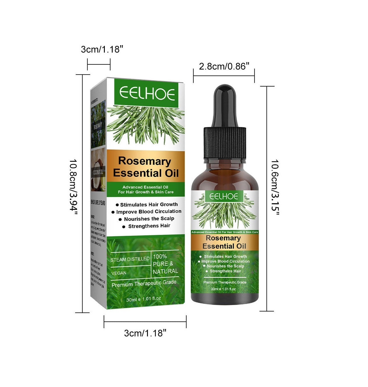 Rosemary Hair Care Essential Oil Anti-loss Hair Scalp Root